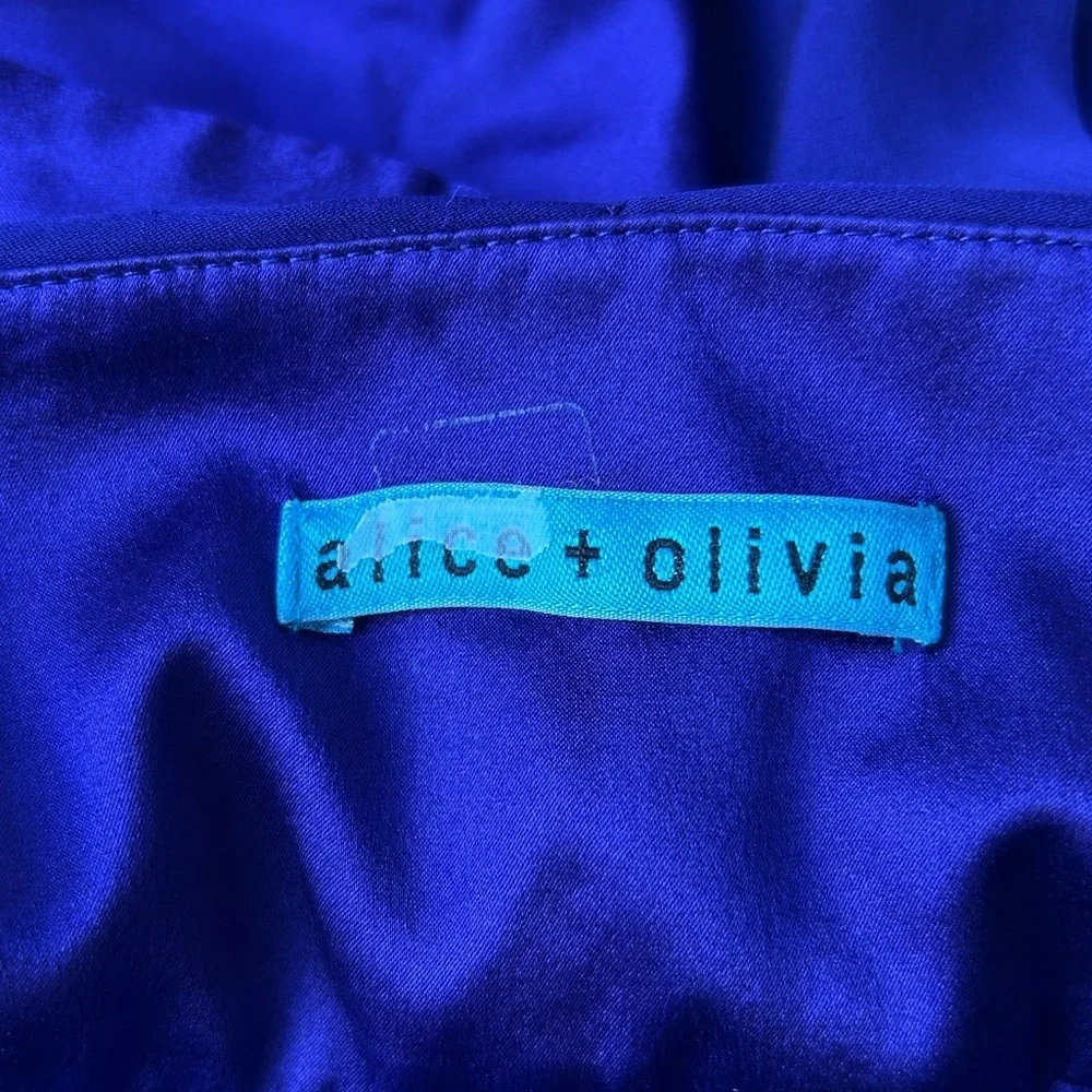 Alice + Olivia Silk cami ruffle top - Picture 4 of 6